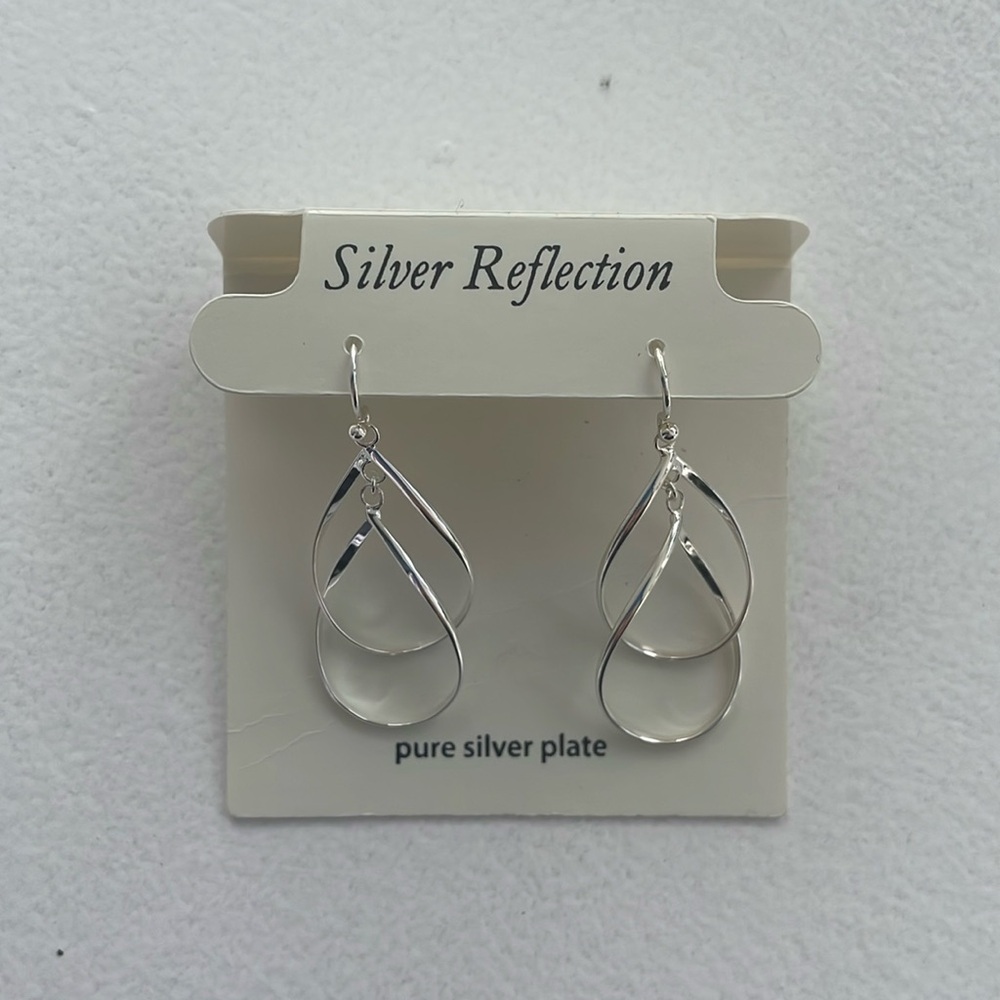 NWT Pure Silverplate Dangle Earrings